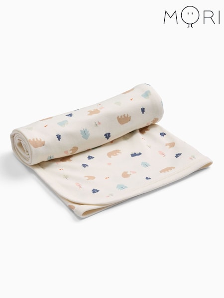 Cream - Mori Supersoft Baby Blanket