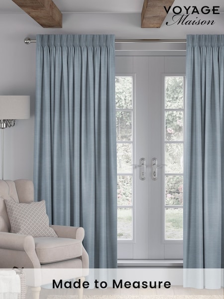 Powder Blue Voyage Maison Jasper Made To Measure Curtains (399982) | £109