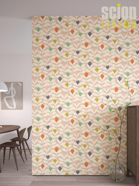Scion Pink Padukka Tulip 10.05M Wallpaper (401979) | £54