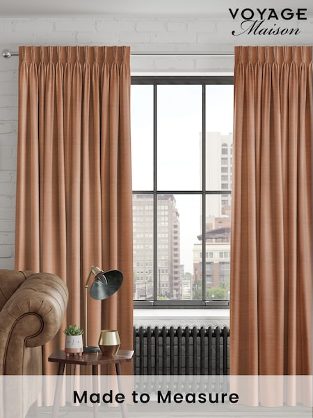 Rust Brown Voyage Maison Jasper Made To Measure Curtains (402901) | £109