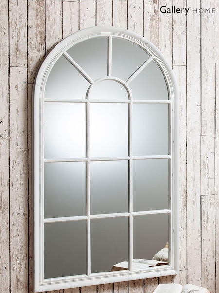 Gallery Home White Falsaw Mirror (405806) | £135