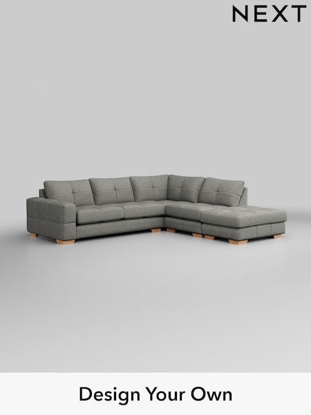Boucle Weave Easy Clean/Dark Grey Brooke Deep Sit (406315) | £2,725