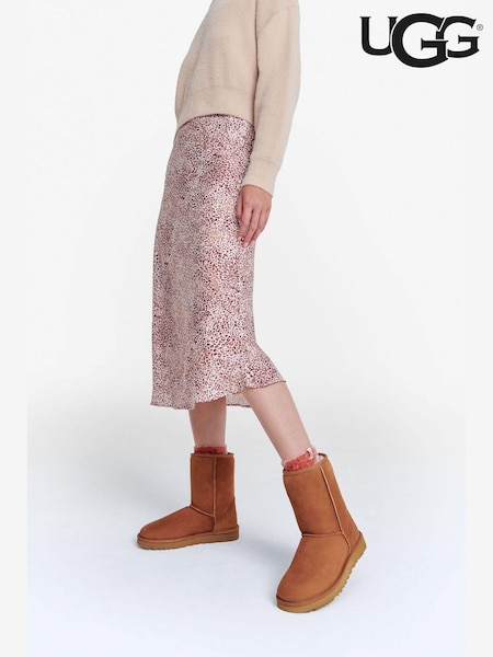 UGG Chestnut Brown Classic Short II Boots (407563) | £185