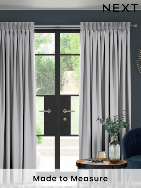 Silver Grey Imogen Made To Measure Curtains (407898) | £100