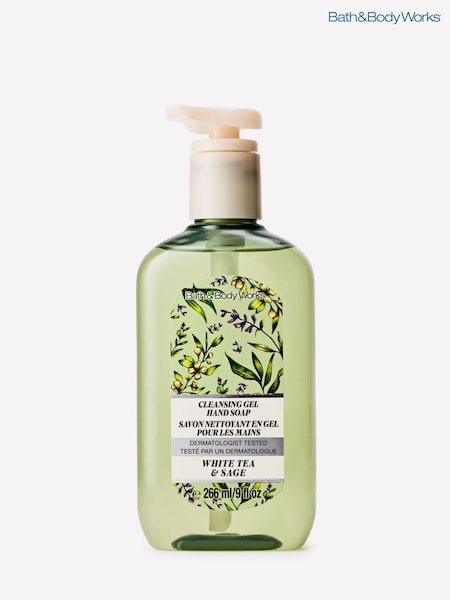 White Tea and Sage - Bath & Body Works Cleansing Gel Hand Soap 266ml