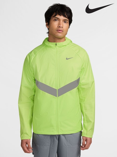 Yellow - Regular Nike Miler Thermafit Winterized Running Jacket
