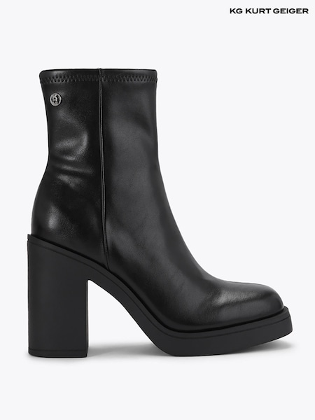 Black - Kg Kurt Geiger Twist Heeled Ankle Boots
