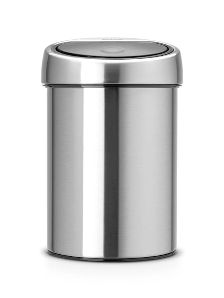 Brabantia Matt Steel Fingerprint Proof 3L Touch Bin (410706) | £47