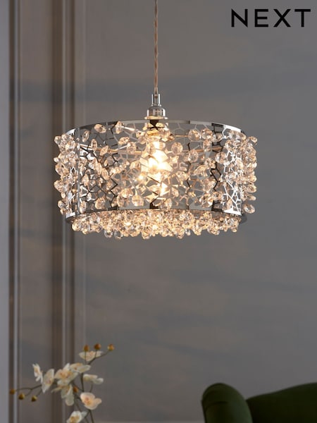 Chrome Ritz Easy Fit Shade (410807) | £65