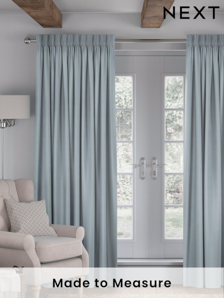 Spa Blue Imogen Made To Measure Curtains (410873) | £100