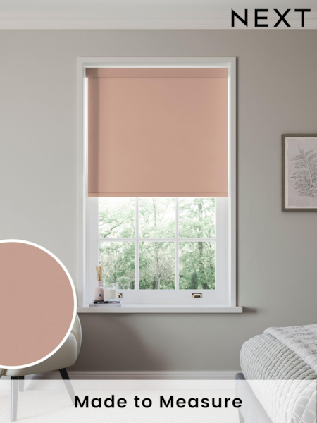 Plaster Pink Echo Made to Measure Blackout Roller Blind (411204) | £57