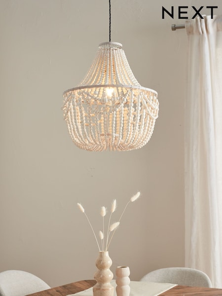 White Large Tahlia Easy Fit Pendant Shade (411266) | £115