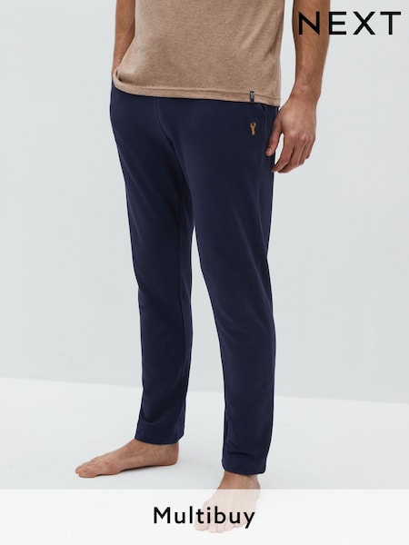 Navy Blue Open Slim Lightweight Joggers (411967) | £18