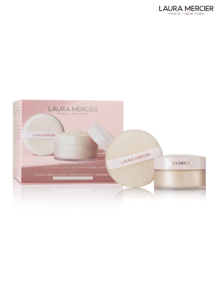No Colour - Laura Mercier The Finishing Touch Translucent Loose Setting Powder Ultra Blur & Puff (worth £61)