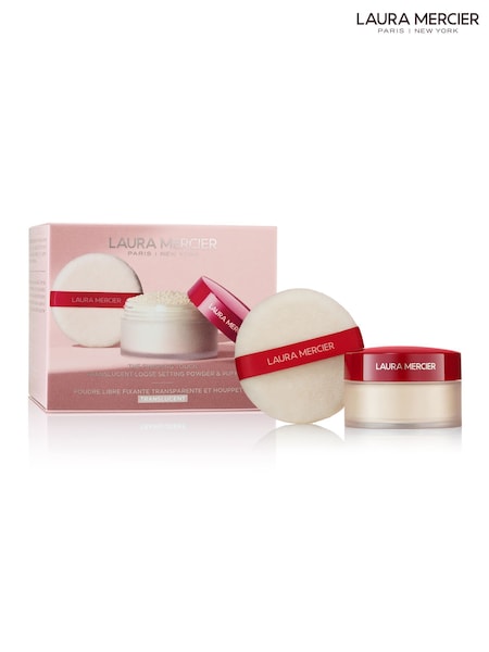 No Colour - Laura Mercier The Finishing Touch Translucent Loose Setting Powder & Puff (worth Over £55)