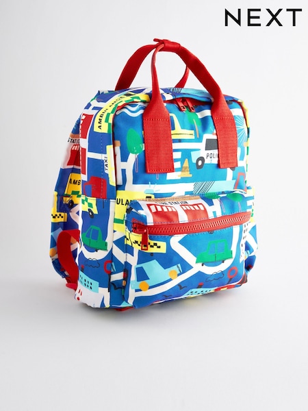 Emergency Vehicle Print Small Handle Backpack (412761) | £18