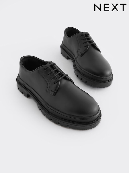 Black Lace Up School Shoes (413197) | £30 - £37