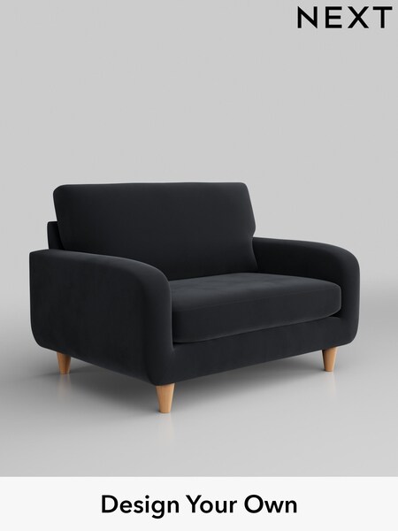Plush Velvet Easy Clean/Charcoal Grey Camden (414186) | £799