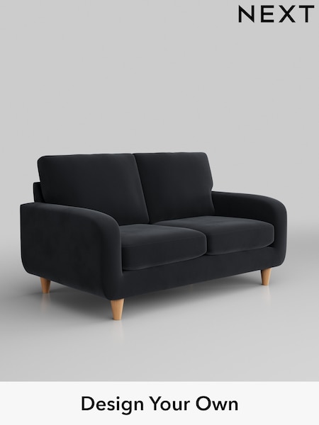 Plush Velvet Easy Clean/Charcoal Grey Camden (414186) | £899