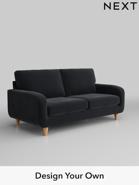 Plush Velvet Easy Clean/Charcoal Grey Camden (414186) | £999