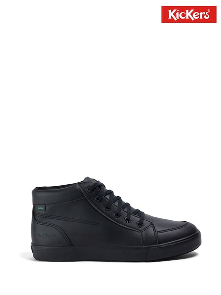 Kickers Black Unisex Adult Tovni Hi Vegan Shoes (414504) | £67