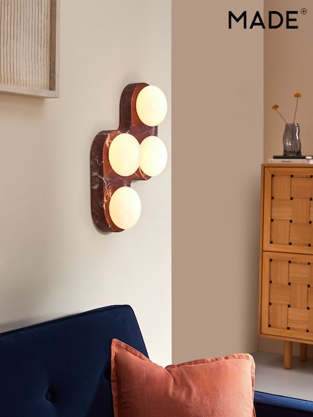 MADE.COM Red Wilf Wall Light (414514) | £139