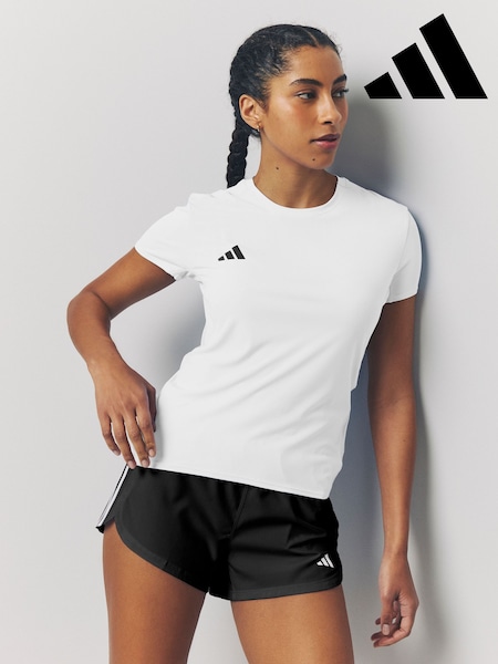 adidas White Adizero T-Shirt (415149) | £25