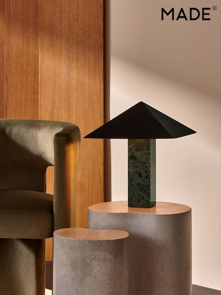 MADE.COM Green Tyler Table Lamp (415478) | £109