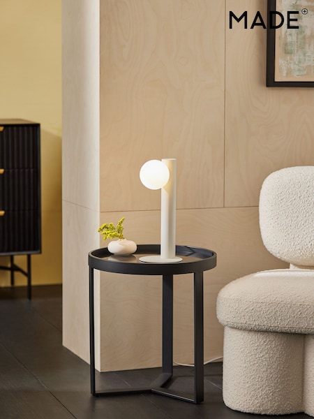 MADE.COM Cream Graysen Table Lamp (415505) | £59