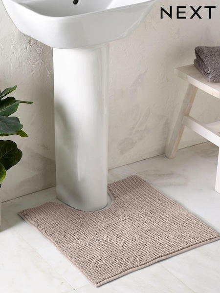 Mink Brown Bobble Bath Mat (415839) | £7