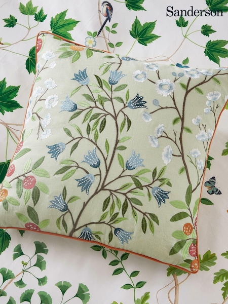 Sanderson Multi Sycamore & Oak Cushion (417181) | £50