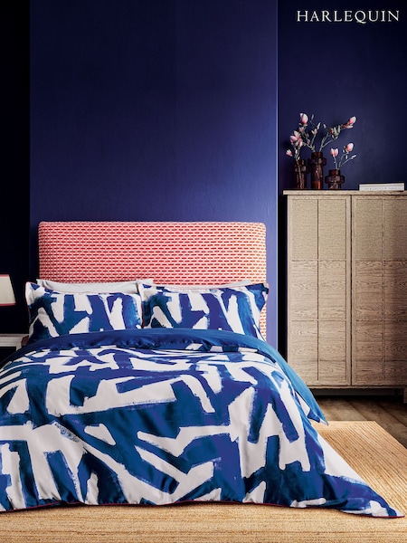 Harlequin Lapis 100% Cotton Thicket Duvet Cover and Pillowcase Set (417507) | £95 - £160