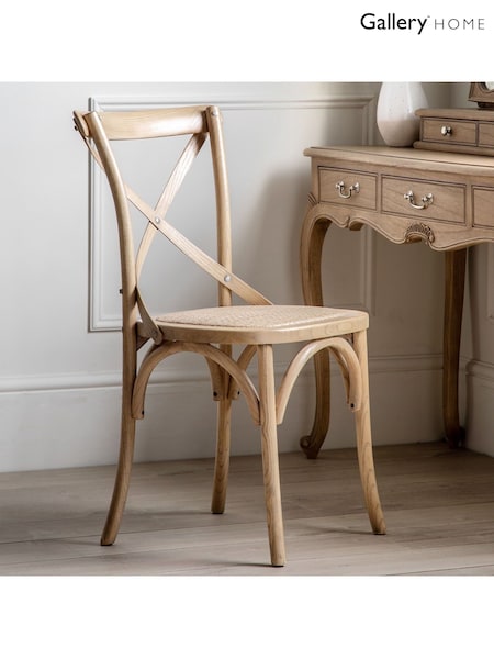 Gallery Home Natural Rattan Boston Chair Set of 2 (417846) | £337