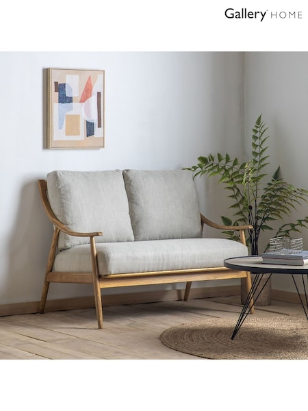 Gallery Home Natural Rawlins 2 Seater Sofa (418533) | £939
