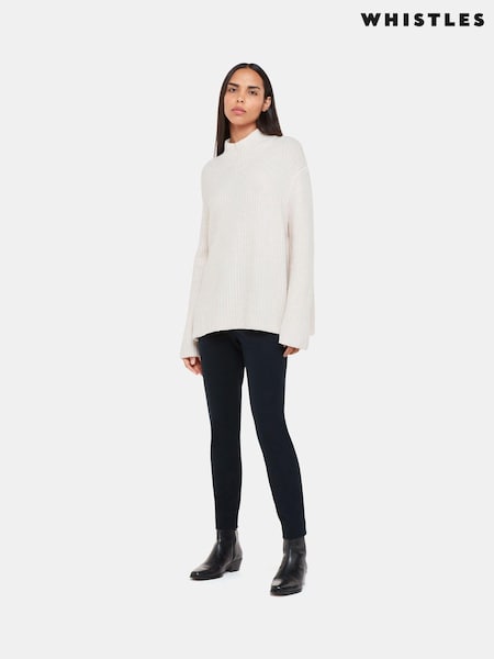 Whistles Blue Super Stretch Trousers (418681) | £99
