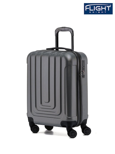 Flight Knight 55x40x20cm Ryanair Priority 8 Wheel ABS Hard Case Cabin Carry On Hand Luggage (420266) | £50