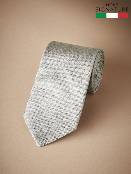 Champagne Gold Signature Made In Italy Tie (420404) | £30