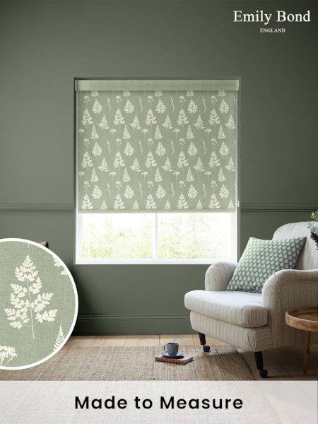 Emily Bond Sage Tynesfield Made to Measure Roller Blinds (420554) | £58