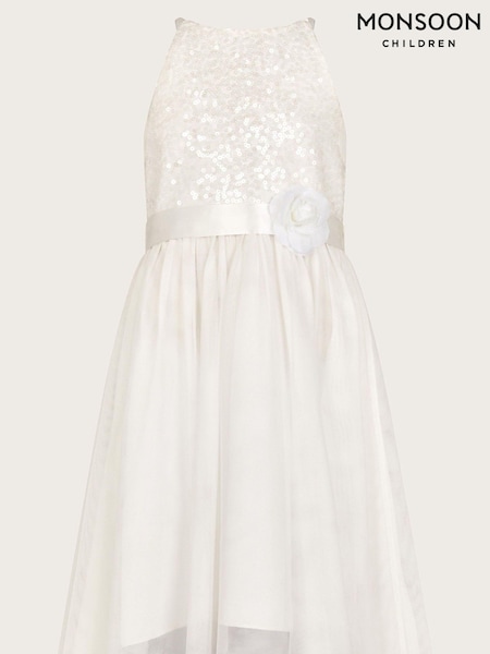 Monsoon Natural Sequin Truth Bridesmaid Dress (420860) | £45 - £49