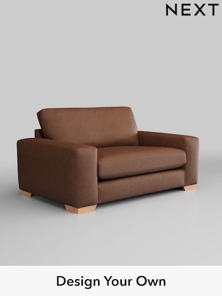 Rustic Leather/Light Brown Houghton Leather Deep Sit (422930) | £1,875