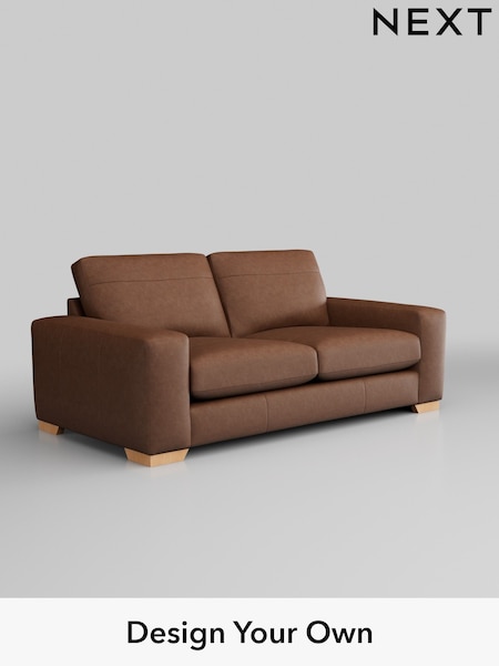 Rustic Leather/Light Brown Houghton Leather Deep Sit (422930) | £1,975