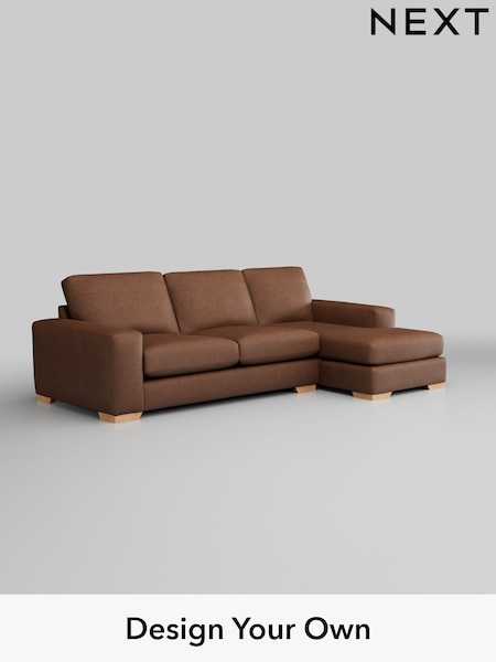 Rustic Leather/Light Brown Houghton Leather Deep Sit (422930) | £2,650