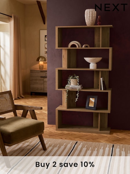 Dark Bronx Bronx Oak Effect Display Shelf (425164) | £275