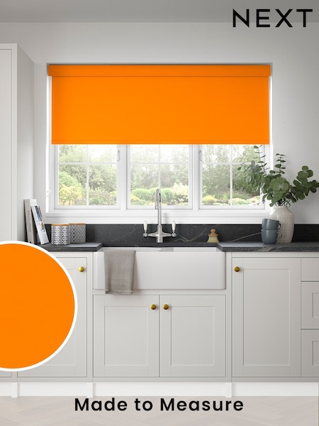 Orange Glow Made to Measure Blackout Roller Blind (425429) | £55