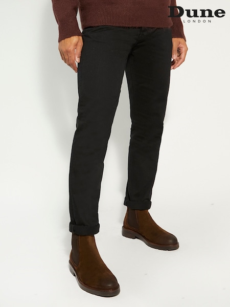 Dune London Tan Brown Cheltenham Brushed Chelsea Boots (425542) | £129