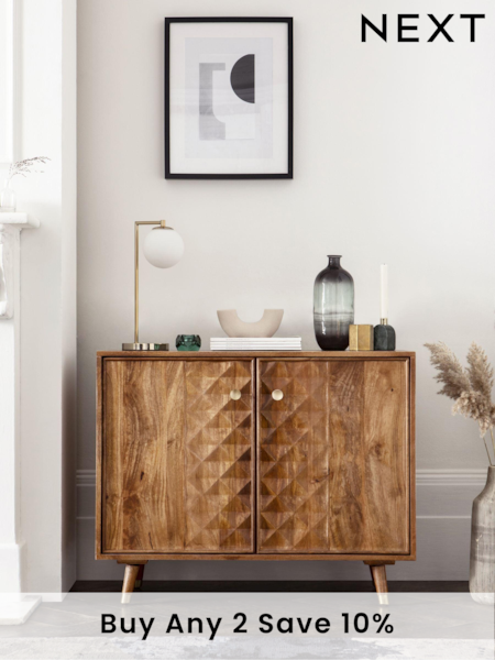 Dark Lloyd Mango Wood Small Sideboard (425618) | £625