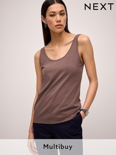Brown Thick Strap Vest (426056) | £7