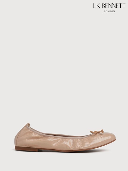 LK Bennett Brown Trilly Ballerina Pumps (426476) | £159