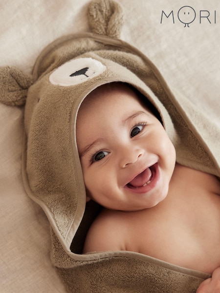 MORI Cotton Baby Hooded Towel (426975) | £26