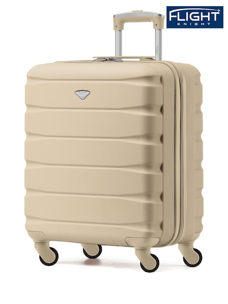 Flight Knight 56x45x25cm EasyJet Overhead 4 Wheel ABS Hard Case Cabin Carry On Hand Luggage (427130) | £50